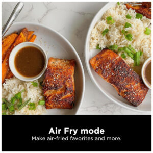 Speedi Fritadeira Elétrica AirFryer com 12 Funções e 6L de Capacidade 1650W, 110v, NINJA SF301, Cinza