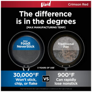 ectqm2rpytw80b_1.jpg - Panela para Refogados Antiaderente 3 Litros com Tampa de Vidro, Ninja C20130 Foodi, Vermelha