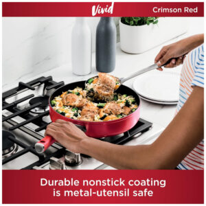 ectqm2rpytw80b_2.jpg - Panela para Refogados Antiaderente 3 Litros com Tampa de Vidro, Ninja C20130 Foodi, Vermelha