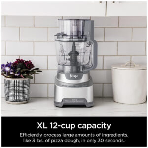 ectqsslgsbs90b_3.jpg - Processador de Alimentos 2,8L com 4 Funções 2 Lâminas e 2 Discos, 1200W, 110v, NINJA NF701, Cinza
