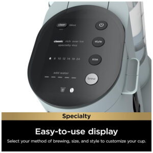 ectq1fs9pl1d0b_7.jpg - Máquina de Café Gelado com Espumador de Leite Embutido, Compatível com Cápsulas K Cup, 110V 1550W, Ninja PB051GB, Azul Glacial