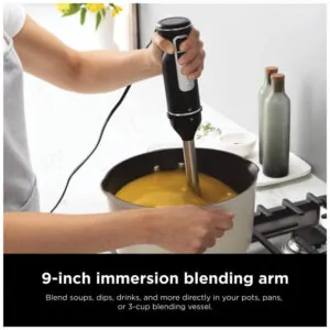 Batedeira de Mão e Mixer de Imersão com Acewssórios, Ninja CI101, 110V 750W, Preto