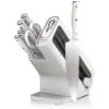 ectq7d36hy6c0b_0.jpg - Conjunto de Facas com Amolador Embutido, Aço Inoxidável, 7 Peças, Ninja K12007WHBN, Branco
