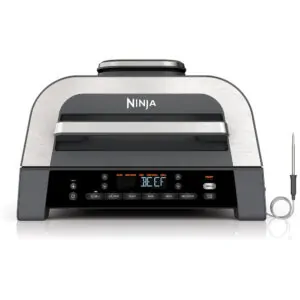 ectq7xwg5s3b0b_0.jpg - Grill Elétrico com Função AirFryer 6 em 1 e Controle Digital Inteligente, Ninja DG551, 110V 1760W, Prata
