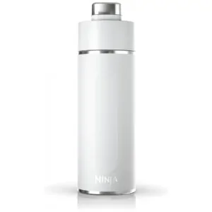 ectqcx4cxbcc0b_0.jpg - Garrafa Térmica para Água 710mL em Aço Inoxidável, à Prova de Vazamentos e Aguenta Quente por Horas, Ninja DW2401WH, Branco