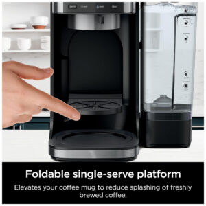 Máquina de Café e Gelado Quente DualBrew de 12 xícaras, 110V 1550W, Ninja CFP101, Preta