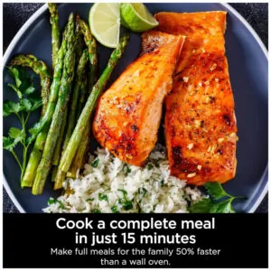 Air Fryer e Forno 14 em 1 Inclui 3 Acessórios com Controle Digital, 110V, Ninja SFP701, Cinza