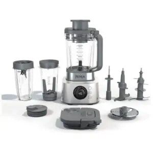 ectqvggj74kc0b_0-1.jpg - Liquidificador 6 em 1, 2,1L com Acessórios e Mostrador Digital, 1200W, Ninja SS400, Prata