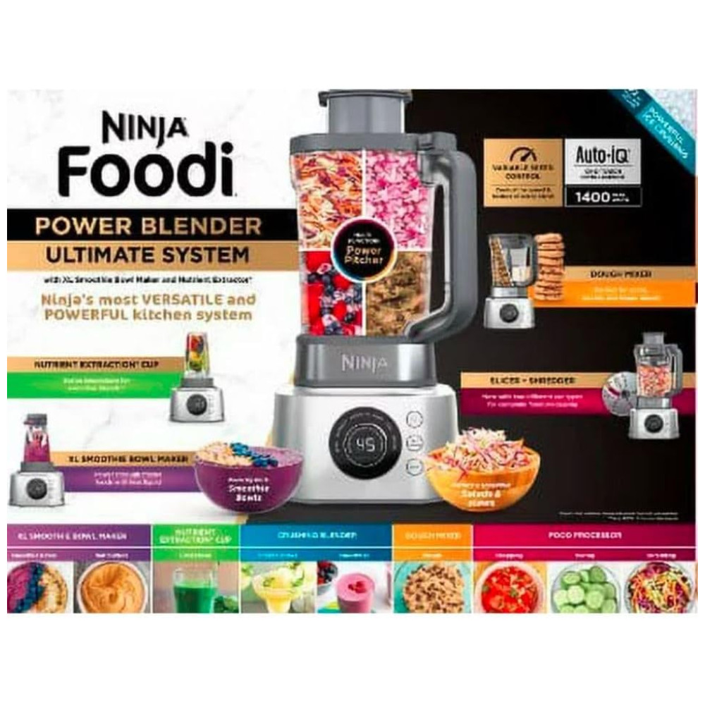 ectqvggj74kc0b_2-1.jpg - Liquidificador 6 em 1, 2,1L com Acessórios e Mostrador Digital, 1200W, Ninja SS400, Prata