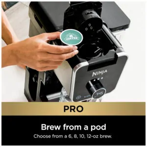 Cafeteira Elétrica Dupla com 4 Estlos de Fermentação e Painel Digital, NINJA CFP301, Preto