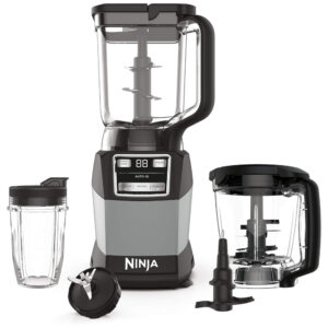 Liquidificador de Bancada Profissional 1.2L 3 Velocidades, 1200W, 493BRN, 110v, NINJA 493BRN, Cinza