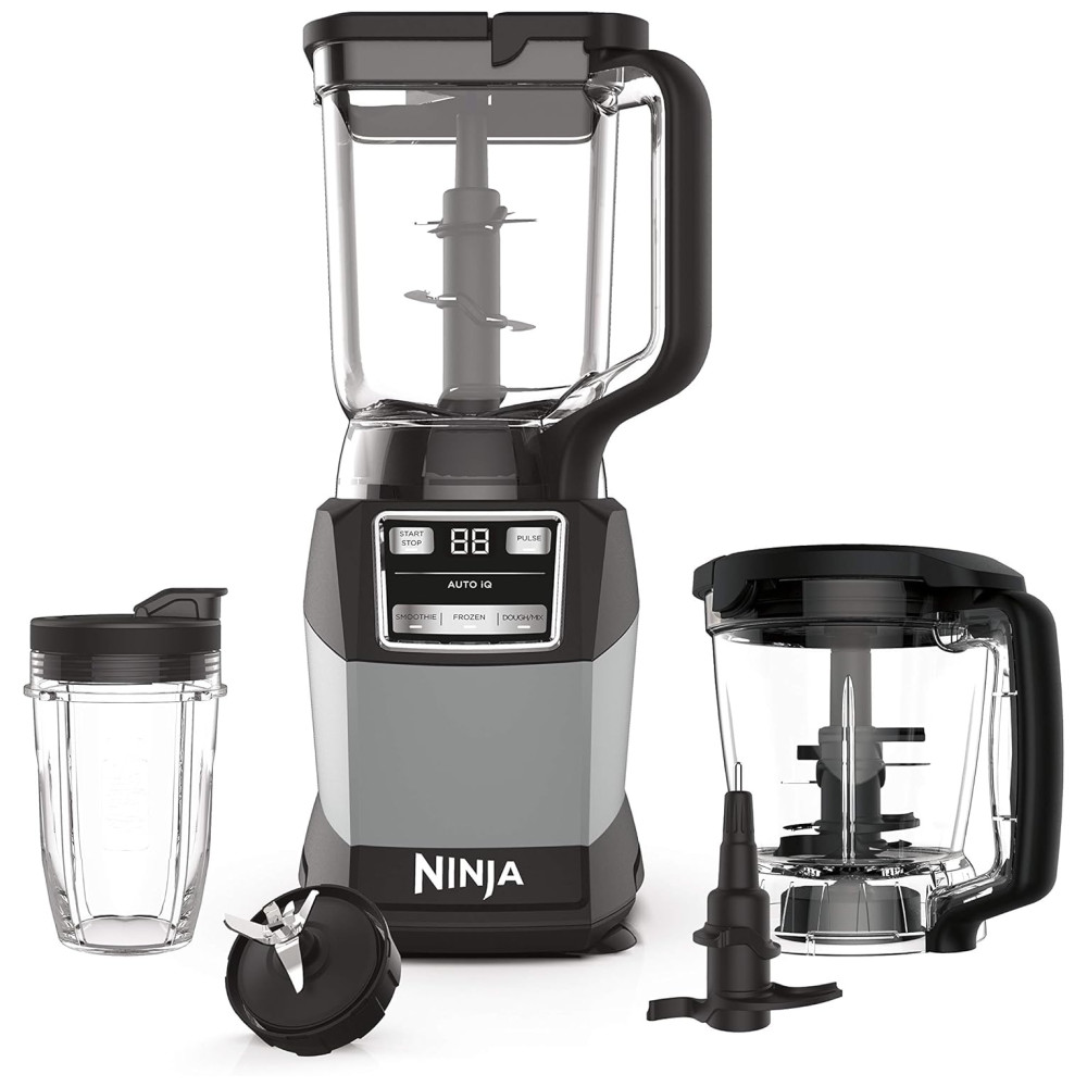 Liquidificador de Bancada Profissional 1.2L 3 Velocidades, 1200W, 493BRN, 110v, NINJA 493BRN, Cinza