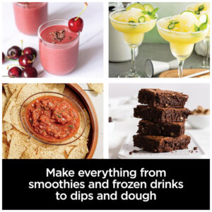 Liquidificador de Bancada Profissional 1.2L 3 Velocidades, 1200W, 493BRN, 110v, NINJA 493BRN, Cinza