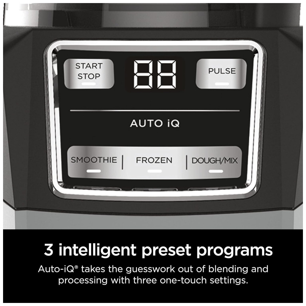 Liquidificador de Bancada Profissional 1.2L 3 Velocidades, 1200W, 493BRN, 110v, NINJA 493BRN, Cinza