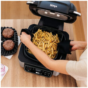 Grill Ninja Foodi AG301 5 em 1 Preto Aço Inox Air Fryer 1760W 120V