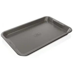ectqsc8lzpz90b_0.jpg - Assadeira Antiaderente 25 x para até 260C no Forno, Ninja B30015, Cinza