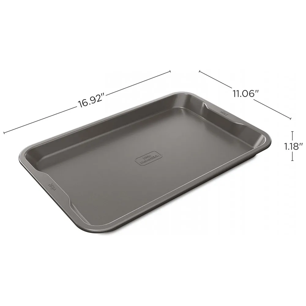 ectqsc8lzpz90b_6.jpg - Assadeira Antiaderente 25 x para até 260C no Forno, Ninja B30015, Cinza
