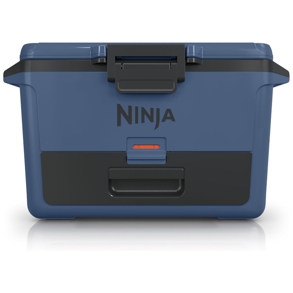 Cooler Térmico Portátil 46L com Gaveta em Zona Seca, Premium Mantém o Gelo por Dias, Ninja FB151GY FrostVault, Azul