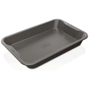 Forma Assadeira Antiaderente 34 x , Ninja B30116, Cinza