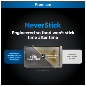 Forma Assadeira Antiaderente 34 x , Ninja B30116, Cinza