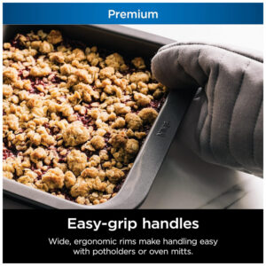 Forma Assadeira Antiaderente 34 x , Ninja B30116, Cinza