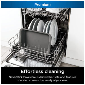 Forma Assadeira Antiaderente 34 x , Ninja B30116, Cinza