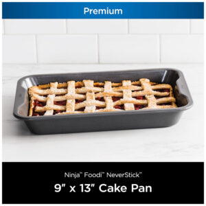 Forma Assadeira Antiaderente 34 x , Ninja B30116, Cinza