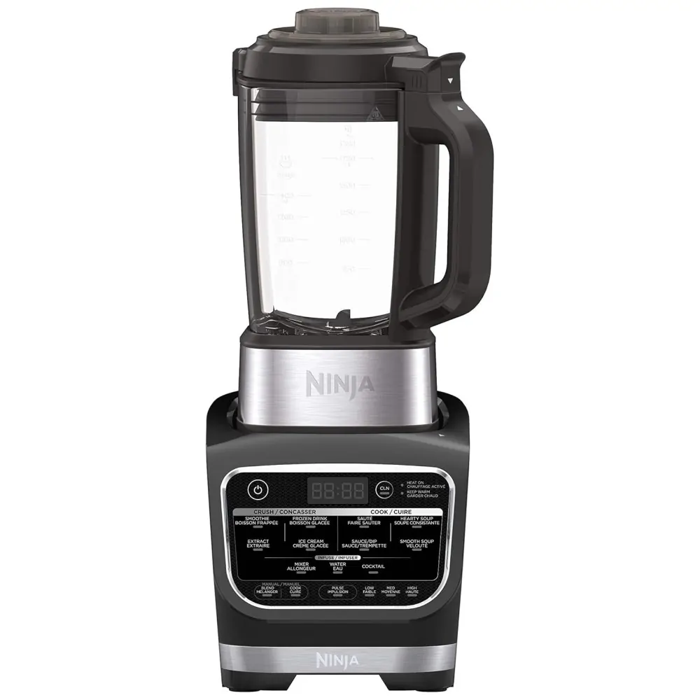 ectqd39256s70b_1.jpg - Liquidificador Ninja Foodi Frio, Quente 1400 Watts de pico Jarro de vidro Antiaderente 1.90 Litros Preto