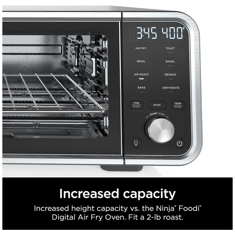Forno Elétrico 8 em 1 com Painel Digital 1800W, 110V, NINJA SP201, Cinza