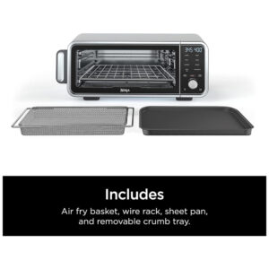 Forno de Bancada Ninja SP201 Air Fryer 8 em 1 Prata Compartimento XL 1800W 120V