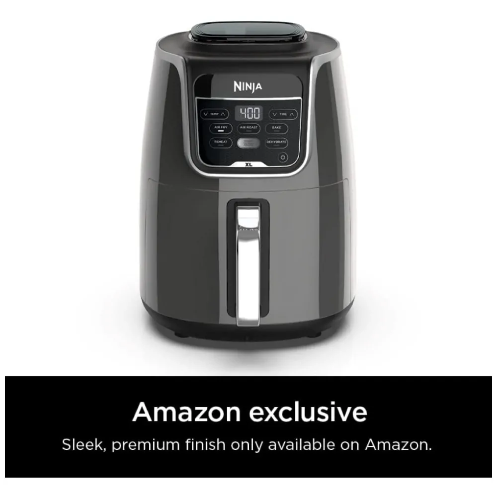 Ninja AF150AMZ Fritadeira Elétrica Air Fry, sem óleo 5L 1750W 110V
