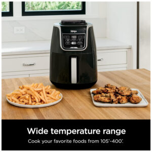 Ninja AF150AMZ Fritadeira Elétrica Air Fry, sem óleo 5L 1750W 110V