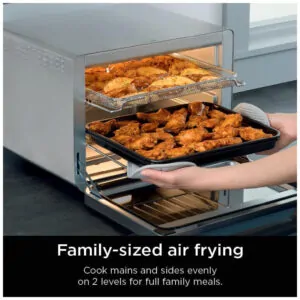 Forno Elétrico de Bancada de Convecção 10 em 1 com Função Air Fryer, Aço Inoxidável, 110V 1800W, Ninja Prestige Smart XL DT551