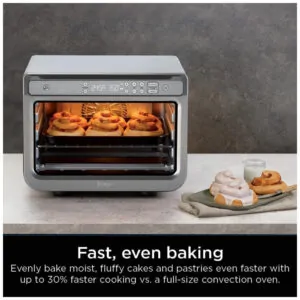 Forno Elétrico de Bancada de Convecção 10 em 1 com Função Air Fryer, Aço Inoxidável, 110V 1800W, Ninja Prestige Smart XL DT551