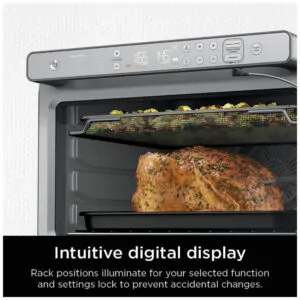 Forno Elétrico de Bancada de Convecção 10 em 1 com Função Air Fryer, Aço Inoxidável, 110V 1800W, Ninja Prestige Smart XL DT551
