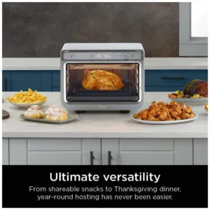 Forno Elétrico de Bancada de Convecção 10 em 1 com Função Air Fryer, Aço Inoxidável, 110V 1800W, Ninja Prestige Smart XL DT551