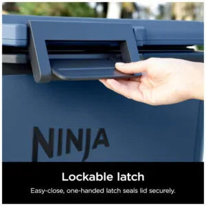 Cooler Térmico Portátil 28L com Gaveta em Zona Seca, Premium Mantém o Gelo por Dias, Ninja FB131BL FrostVault, Azul