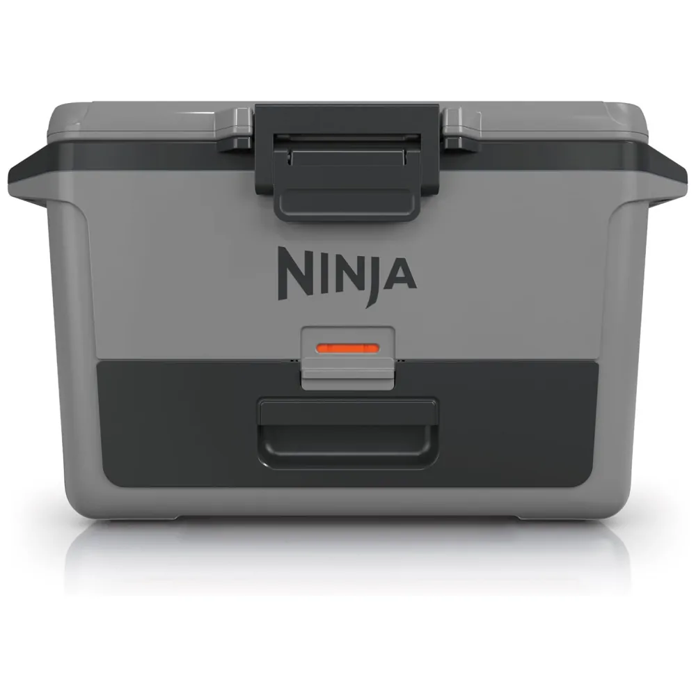 Cooler Térmico Portátil 46L com Gaveta em Zona Seca, Premium Mantém o Gelo por Dias, Ninja FB151GY FrostVault, Cinza Ardósia