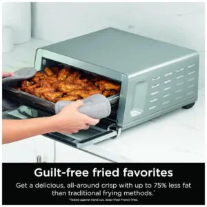 Forno de Bancada Ninja SP151 Flip 8 em 1 Fritadeira a Ar Aço Inox 1800W