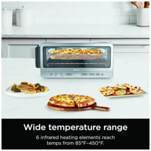 Forno de Bancada Ninja SP151 Flip 8 em 1 Fritadeira a Ar Aço Inox 1800W