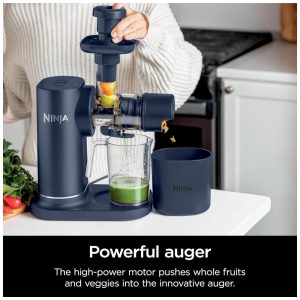 Extrator de Suco Ninja NeverClog Cold Press, Potente e Eficiente