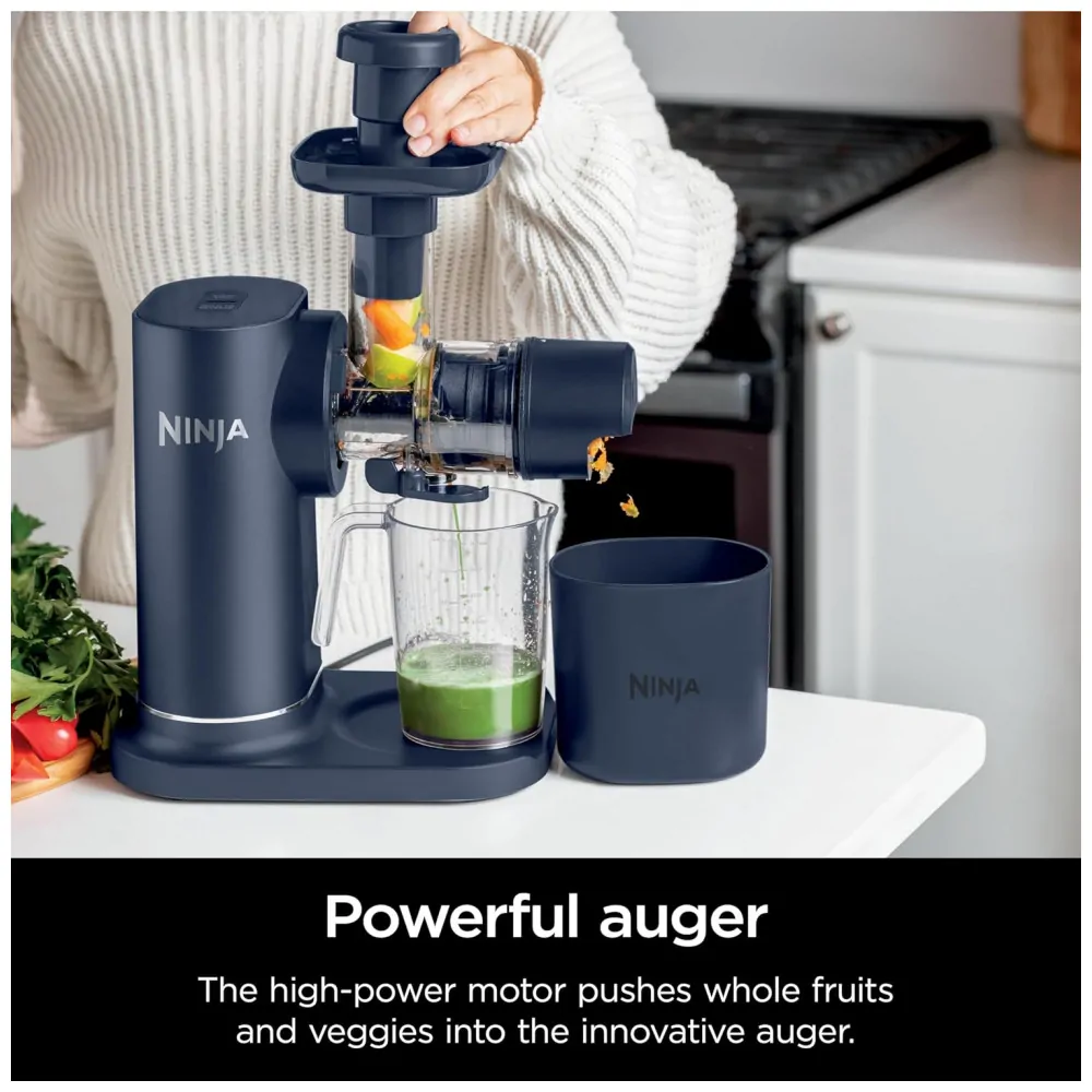 ectqsy6rnxpd0b_2.jpg - Extrator de Suco Ninja NeverClog Cold Press, Potente e Eficiente, Controle Total de Polpa, Elétrico, 2 Funções de Polpa,