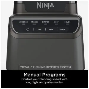 Mixer Ninja, Multiuso para Sucos, Congelados, Molhos, Jarra de 2 Litros, Processador, Copo de 500ml, 1000W de Potência.
