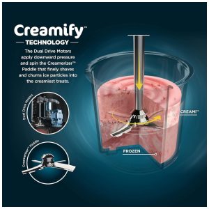 ectqg51qwsk90b_1.jpg - Ninja NC301 CREAMi Máquina de Sorvete Automática 473 mL de Capacidade com Painel de Controle e 7 Configurações, 110V, Rose Gold