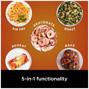 ectqmv8gk4wd0b_3.jpg - Fritadeira Ninja Air Fryer Pro 5 litros 5 em 1 para Fritar, Assar, Grelhar, Reaquecer e Desidratar Tecnologia Air Crisp Cesta Antiaderente Cinza