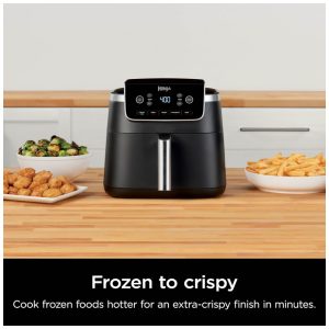 ectqmv8gk4wd0b_5.jpg - Fritadeira Ninja Air Fryer Pro 5 litros 5 em 1 para Fritar, Assar, Grelhar, Reaquecer e Desidratar Tecnologia Air Crisp Cesta Antiaderente Cinza