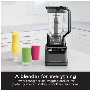 ectqtj1pytkc0b_1.jpg - Mixer Ninja Profissional 2.0 BR201AMZ, 1200 Watts, Lâminas Ultra Trituradoras, Programa Automático, Jarra de 2,1 Litros, 4 Velocidades, Smoothies
