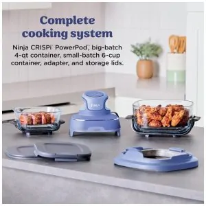 ectqwjjls4lf0b_2.jpg - Ninja Air Fryer Crispi Fritadeira 4 em 1 Sistema de Cocção Portátil 3,78 litros, 6 Copos de Vidro, Placas Crocantes, Tampa de Armazenamento Inclusas,