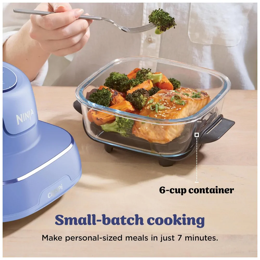 ectqwjjls4lf0b_6.jpg - Ninja Air Fryer Crispi Fritadeira 4 em 1 Sistema de Cocção Portátil 3,78 litros, 6 Copos de Vidro, Placas Crocantes, Tampa de Armazenamento Inclusas,
