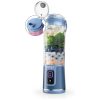 Liquidificador Portátil Ninja Blast, Sem Fio, Recipiente 530ml, Tampa Antivazamento com Bico, Azul Denim, BC151ND, 7.4V